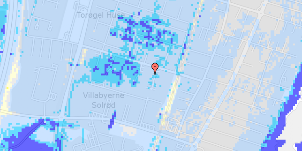 Ekstrem regn på Maglekæret 18F