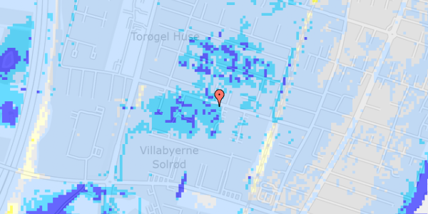 Ekstrem regn på Maglekæret 25B