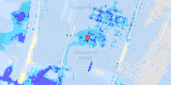 Ekstrem regn på Maglekæret 43F