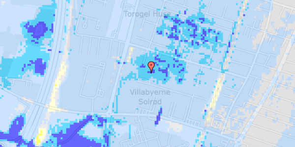 Ekstrem regn på Maglekæret 45H