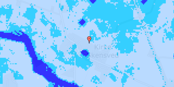 Ekstrem regn på Naurbjergvej 44A