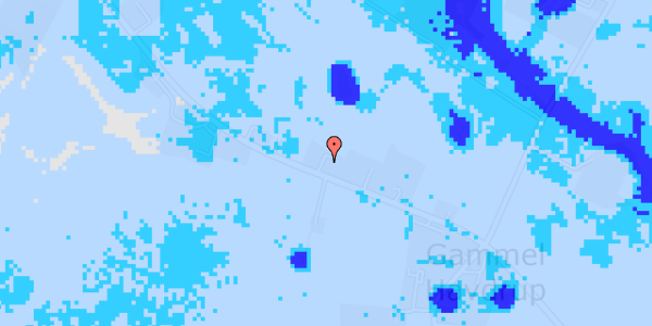 Ekstrem regn på Roskildevej 22