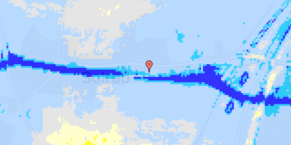 Ekstrem regn på Solrød Byvej 19