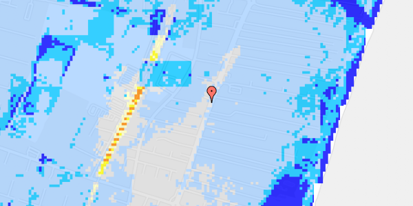 Ekstrem regn på Solrød Strandvej 118