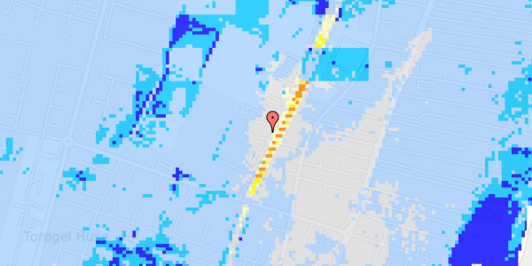 Ekstrem regn på Tingsryds Alle 23