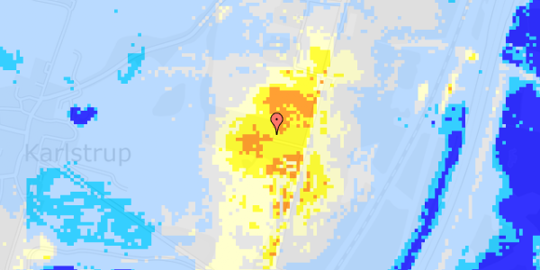 Ekstrem regn på Tåstrupvej 14