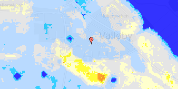 Ekstrem regn på Bakkehældet 103