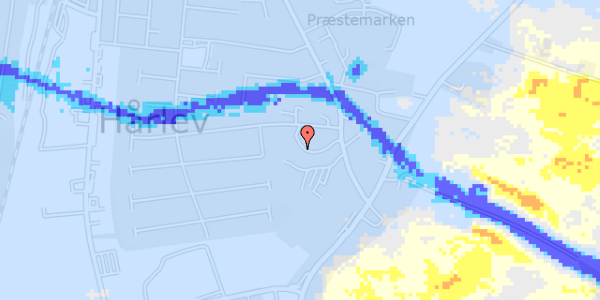 Ekstrem regn på Hyldegårdsvej 5