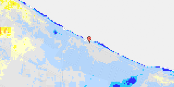 Ekstrem regn på Kystvejen 264