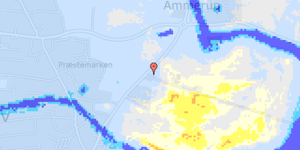 Ekstrem regn på Køgevej 14