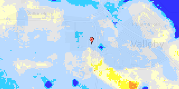 Ekstrem regn på Møllehøjen 2