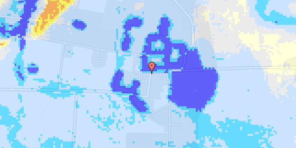 Ekstrem regn på Slotsgade 10A