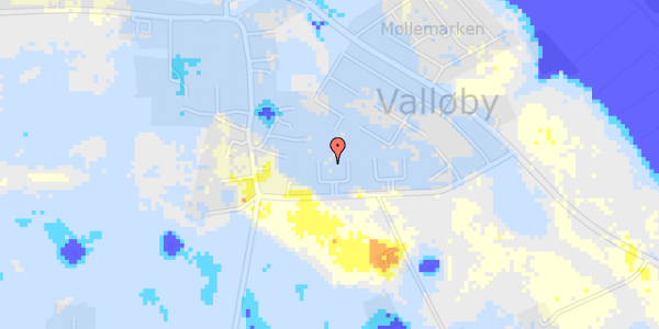 Ekstrem regn på Sognevej 78