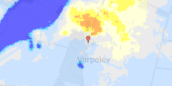 Ekstrem regn på Varpelev Bygade 22