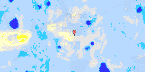 Ekstrem regn på Bjergstedvej 11