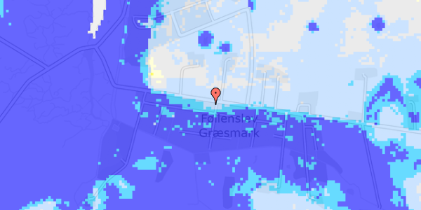 Ekstrem regn på Chr V Jensensvej 2