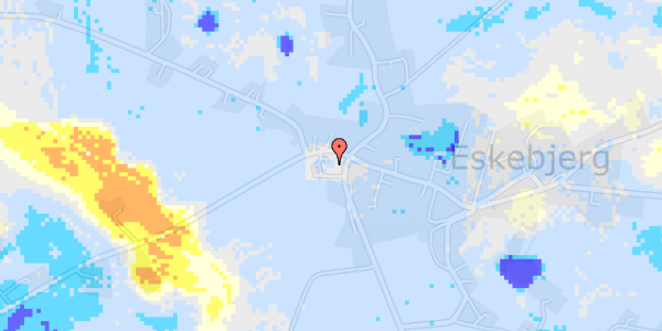 Ekstrem regn på Eskebjergvej 67