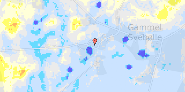 Ekstrem regn på Gl Svebøllevej 11