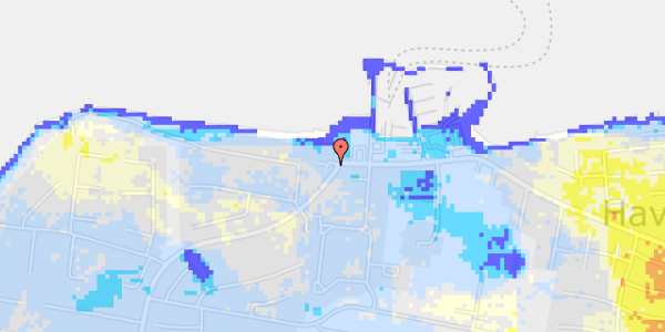 Ekstrem regn på Havnevej 1