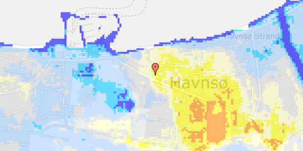 Ekstrem regn på Havnevej 29