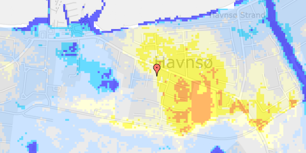 Ekstrem regn på Havnsøgårdsvej 10