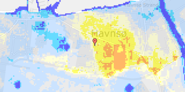 Ekstrem regn på Havnsøgårdsvej 26