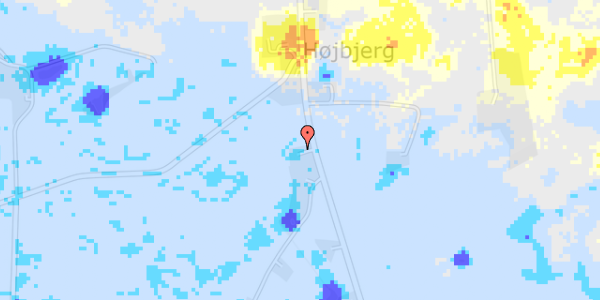 Ekstrem regn på Højbjergvej 42