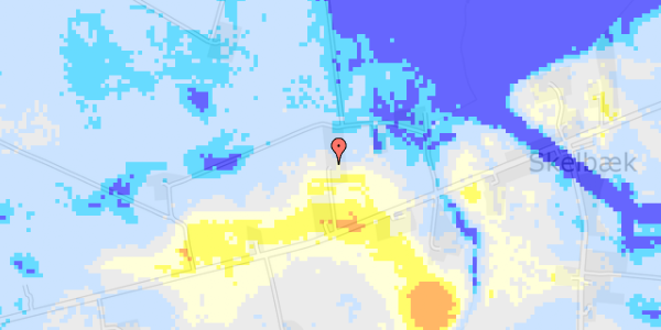 Ekstrem regn på Kalundborgvej 2