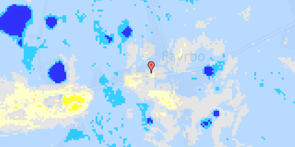 Ekstrem regn på Kalundborgvej 38