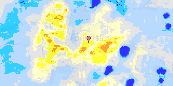 Ekstrem regn på Kirkemosevej 2B