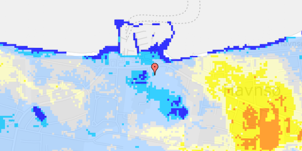 Ekstrem regn på Paradisvej 1