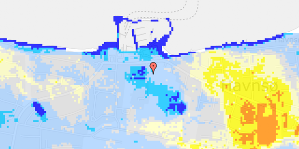 Ekstrem regn på Paradisvej 3