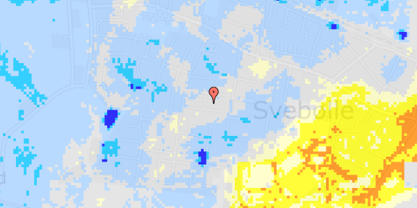 Ekstrem regn på Rosenhaven 28