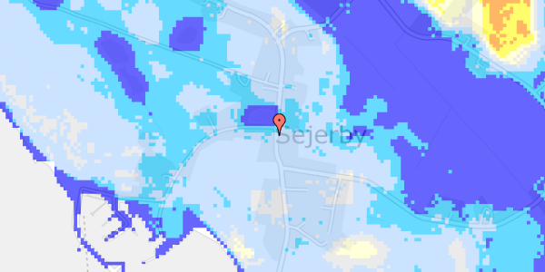 Ekstrem regn på Sejerbyvej 6