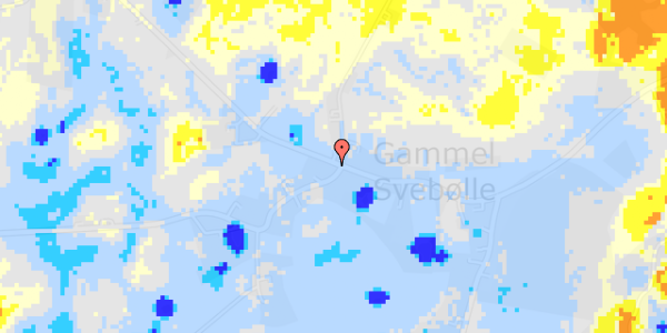 Ekstrem regn på Øresøvej 16