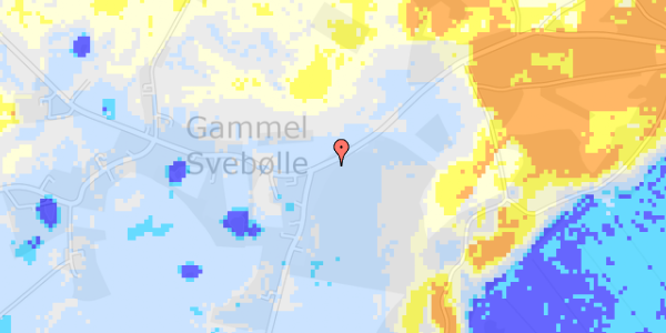 Ekstrem regn på Øresøvej 34