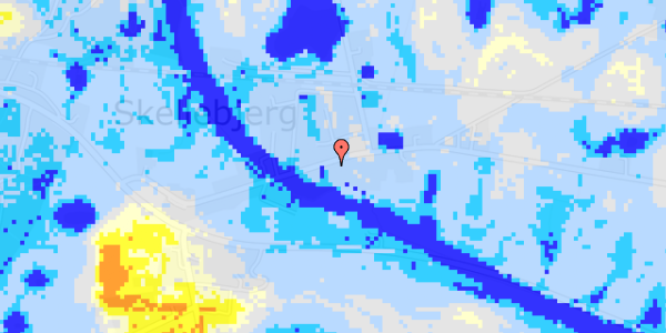 Ekstrem regn på Herrestrupvej 32