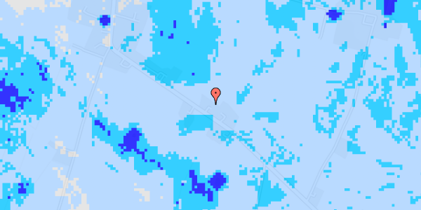 Ekstrem regn på Holbergsvej 135