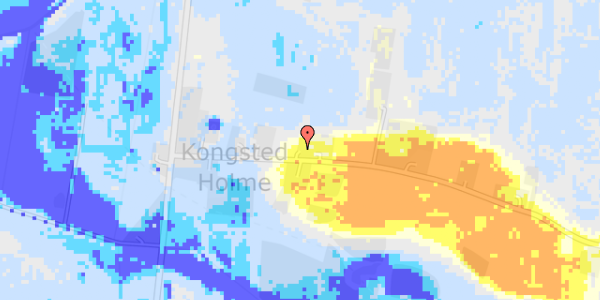 Ekstrem regn på Holmevejen 32