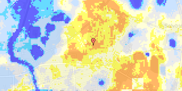 Ekstrem regn på Møllemarksvej 13