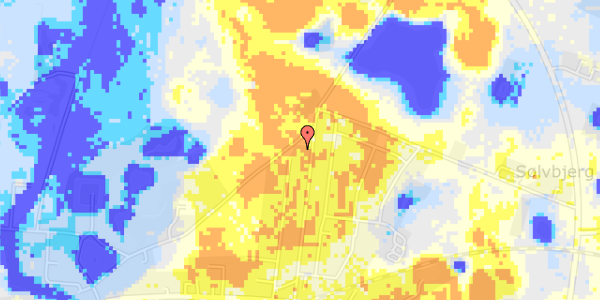 Ekstrem regn på Møllemarksvej 30