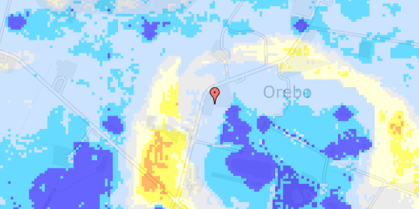 Ekstrem regn på Orebovej 33