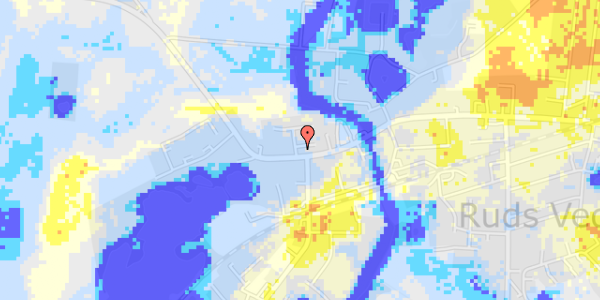 Ekstrem regn på Rudsgade 1A