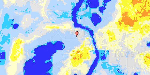 Ekstrem regn på Rudsgade 1B