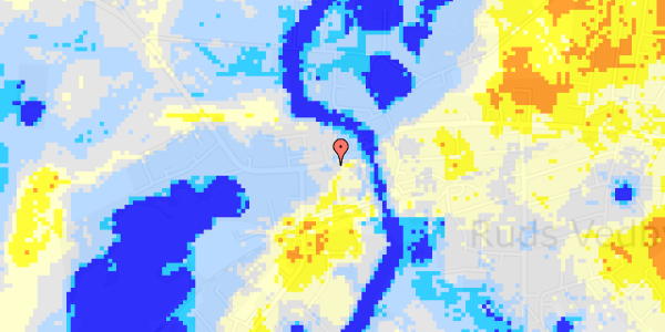 Ekstrem regn på Rudsgade 8A