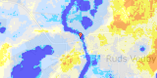 Ekstrem regn på Rudsgade 9A