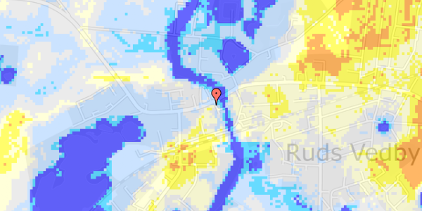 Ekstrem regn på Rudsgade 10A