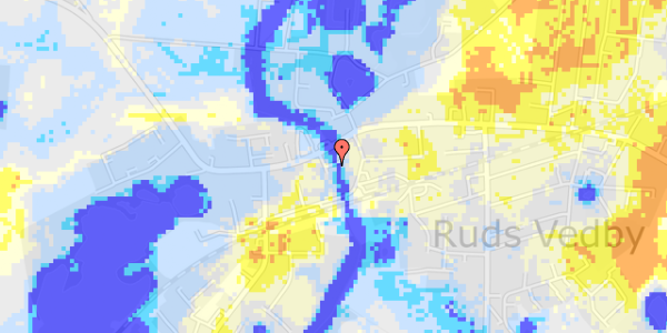 Ekstrem regn på Rudsgade 12B, st. th