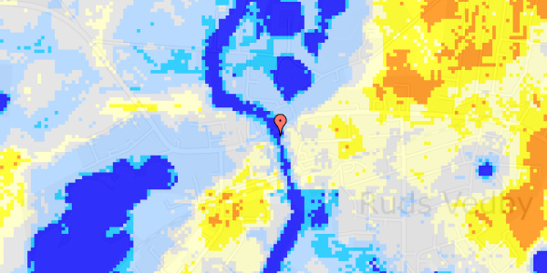 Ekstrem regn på Rudsgade 16