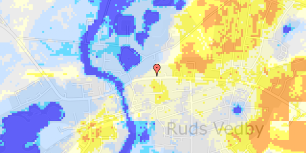 Ekstrem regn på Rudsgade 19